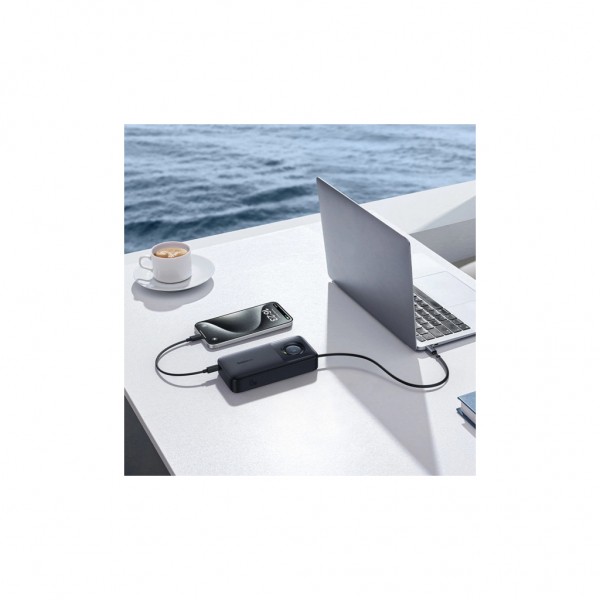 Батарея універсальна Baseus 20000mAh Free2Pull 65W PD, built-in USB-C cable, Black (P10073700123-00)