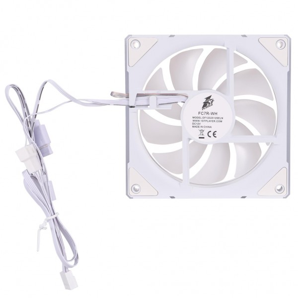 Кулер до корпусу 1stPlayer FC7 White (FC7-WH-1IN1)