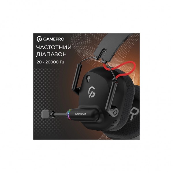 Навушники GamePro Genesis Mercury Pro 3-Mode Black (HSW120B)